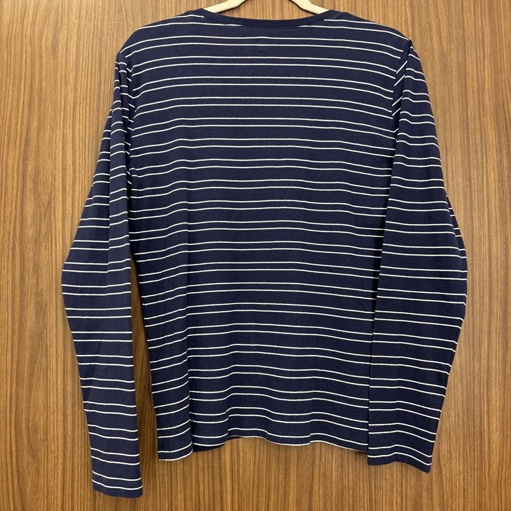 Lot Of 3 Tommy Hilfiger Long Sleeve Woman's Shirts Gray Navy Size XL - Picture 4 of 10